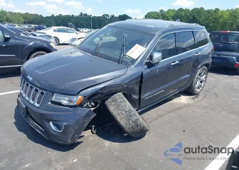2014 Jeep Grand Cherokee Overland из США, поврежденный, VIN 1C4RJFCM0EC367556